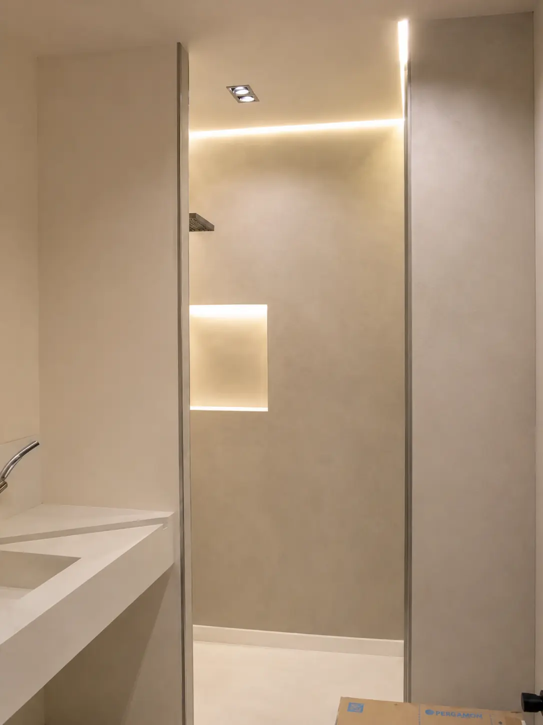 Mikro Beton Duş ve Lavabo